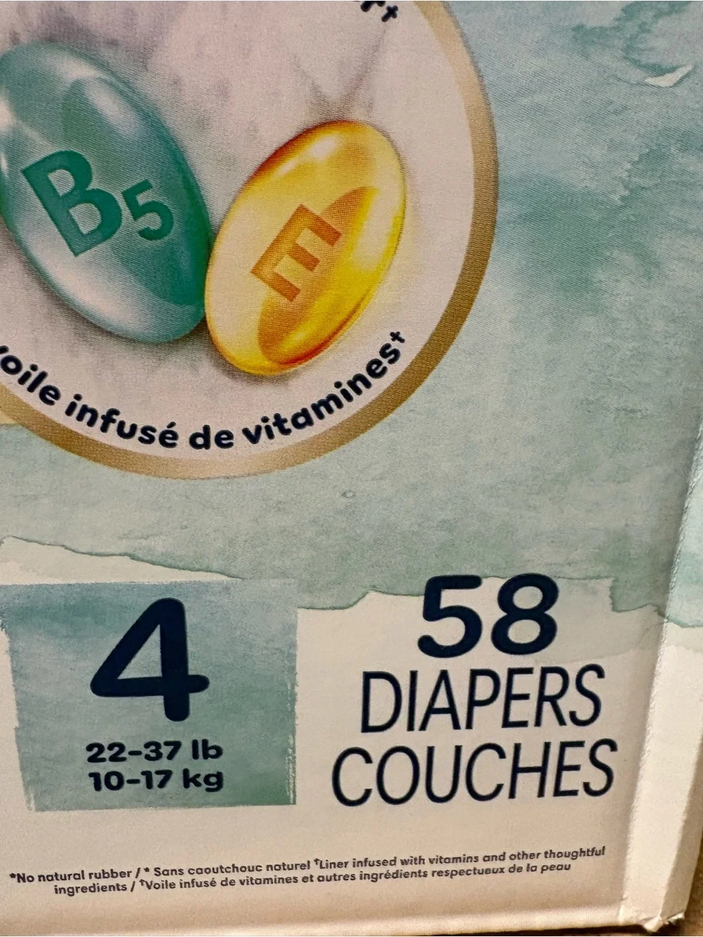 Pampers pure luxesoft